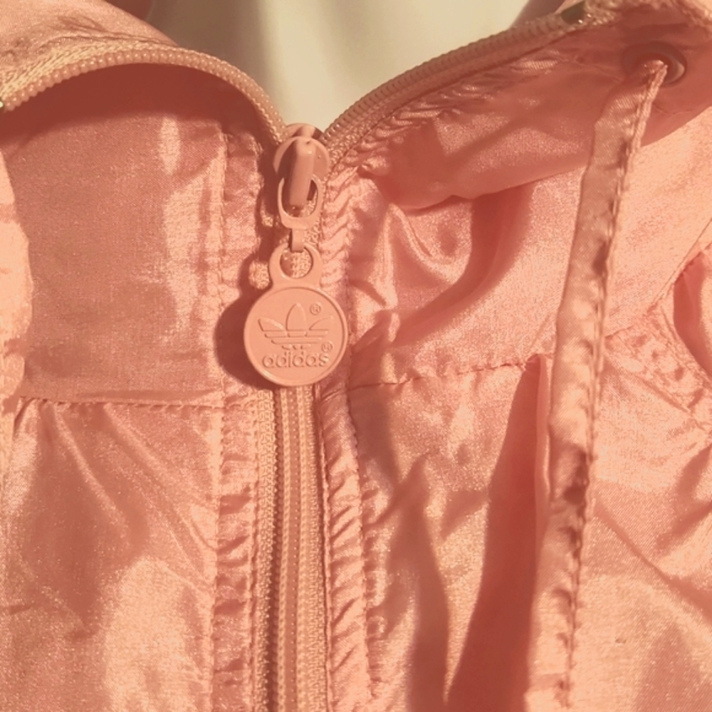 Adidas Pink Puffer Jacket - Picture 4 of 6